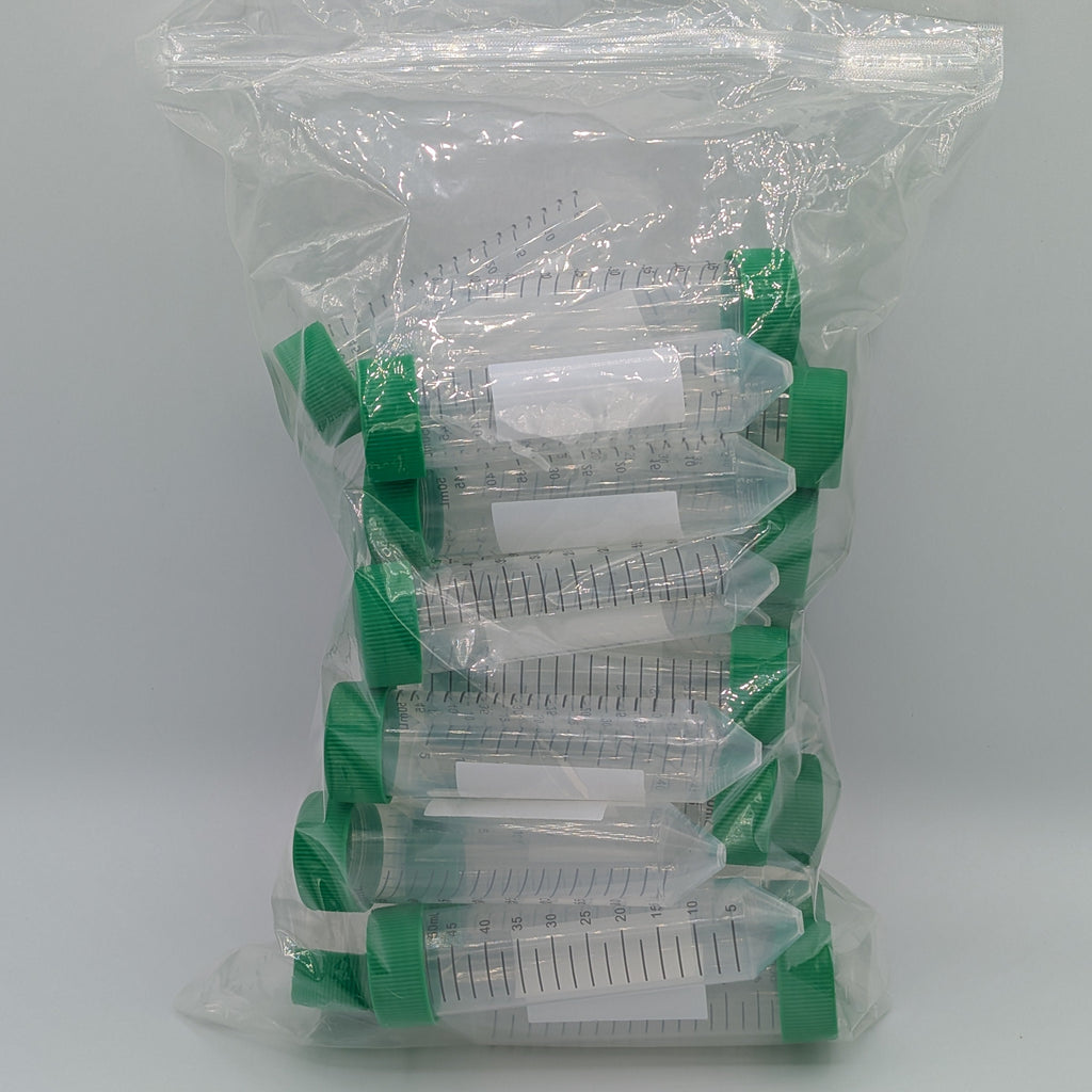 Sterile Celltreat 25pk 50mL centrifuge tubes, product code 229402