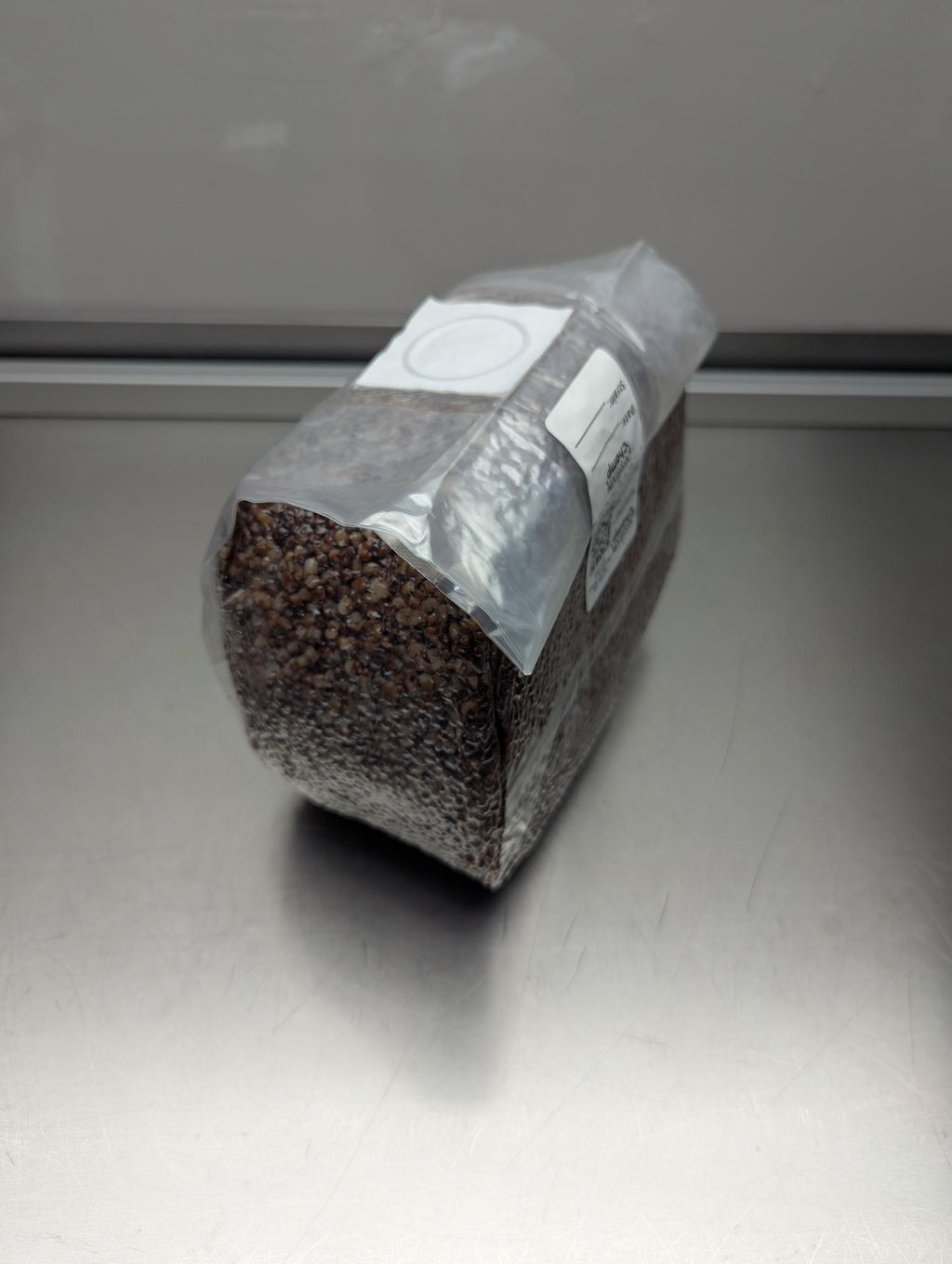 5lb sterile milo sorghum grain spawn mushroom bag with injection port
