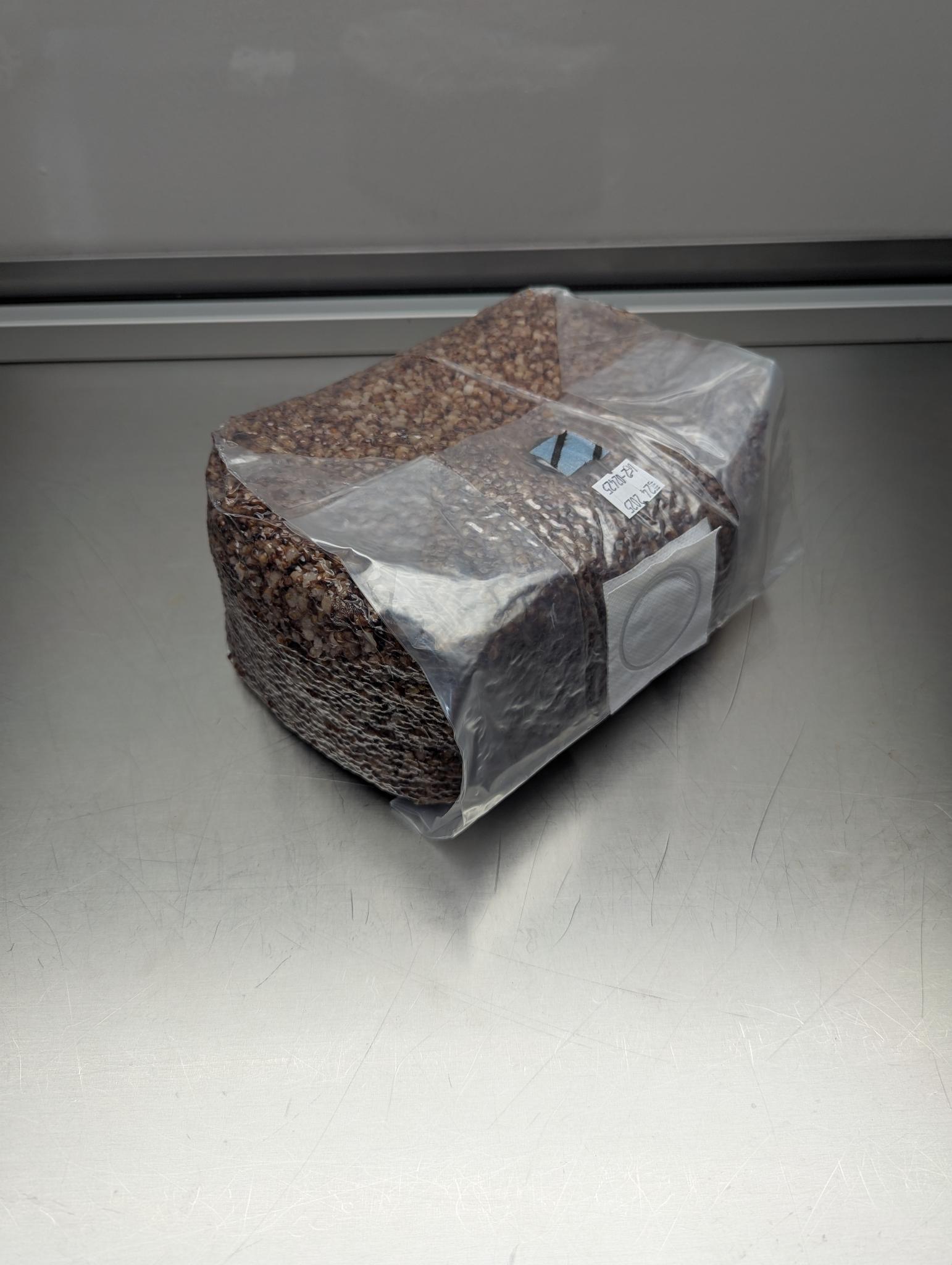 5lb sterile milo sorghum grain spawn mushroom bag with injection port
