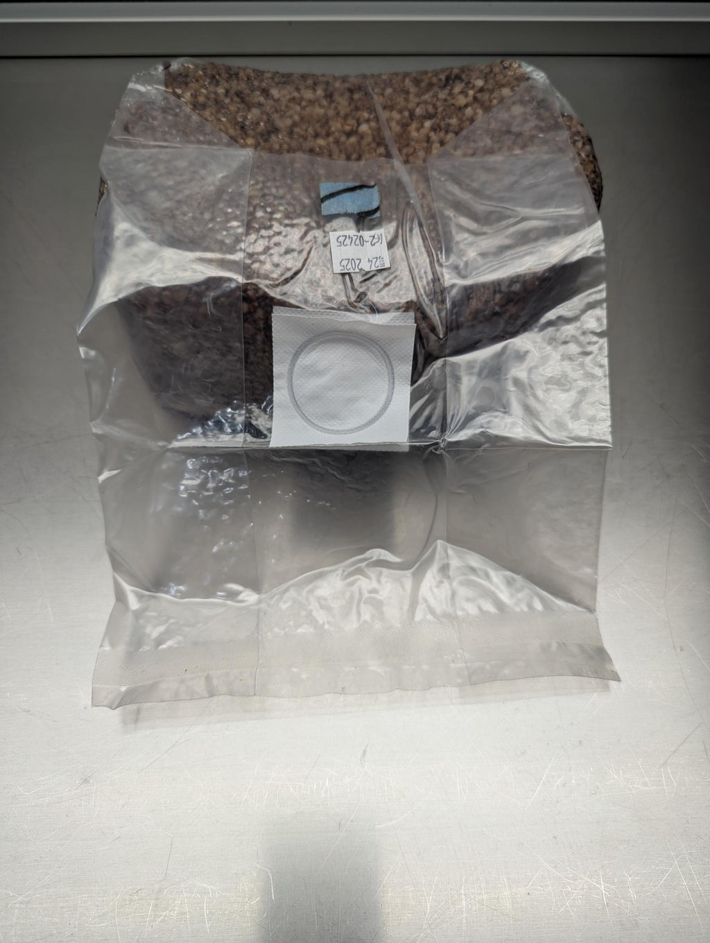 5lb sterile milo sorghum grain spawn mushroom bag with injection port