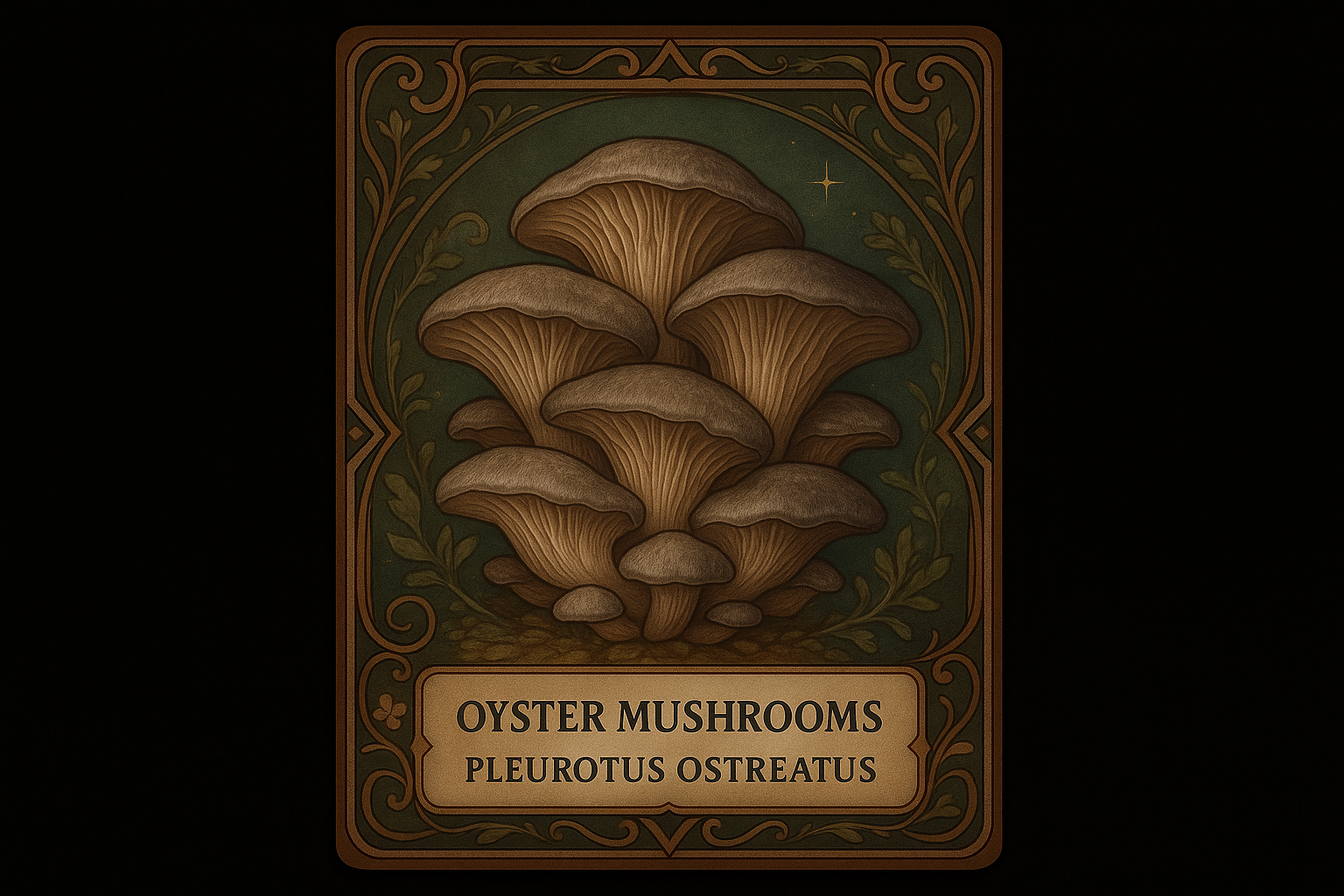 Oyster Mushroom Card