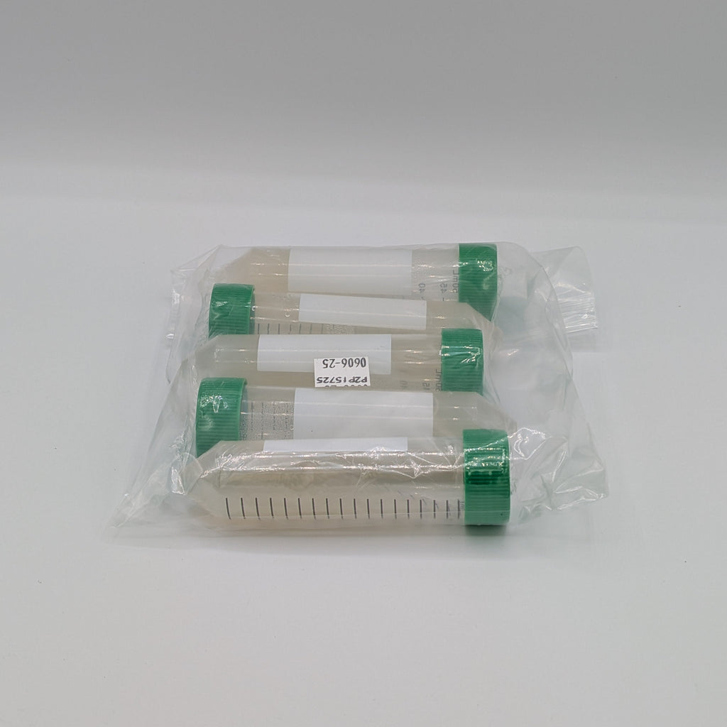 Wrapped, bagged 5 pack of nutrient agar slant tubes